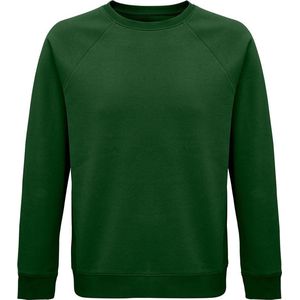 SOLS Unisex Adult Space Organic Raglan Sweatshirt (Fles groen)