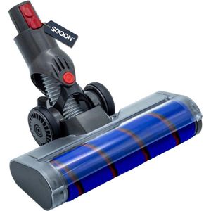 SQOON® Stofzuigermond met Zachte Borstel - Geschikt voor Dyson V15, V11, V10, V8 & V7 - Duurzaam ABS - Flexibel & Onderhoudsvriendelijk