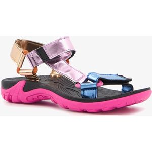 Blue Box meisjes sandalen met metallic bandjes - Roze - Maat 30