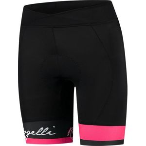 Rogelli Select Fietsbroek - Zonder Bretels - Dames - Zwart, Roze - Maat XS