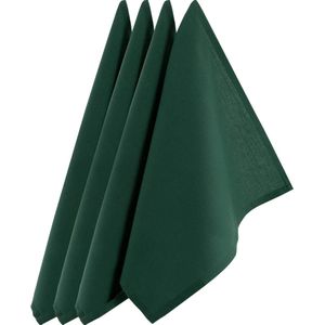 katoenen theedoeken 45x75 cm groene monochroom - Hoge kwaliteit 4-delige handdoekenset voor de keuken - Premium keukendoeken - vaatdoeken om te drogen - groene