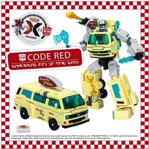 Transformers x Stranger Things Action Figure Code Red