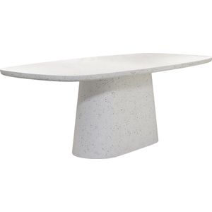 Light & Living Deens Ovale Eettafel Hamura - Terrazzo - 220 x 105cm