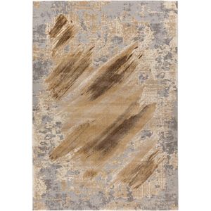 Lalee Monet | Modern Vloerkleed Laagpolig | Beige | Tapijt | Karpet | Nieuwe Collectie 2024 | Hoogwaardige Kwaliteit | 160x230 cm