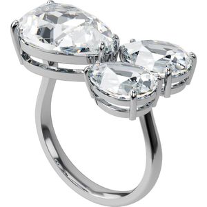 Swarovski Dames Ring Metaal - Zilverkleurig - 16.00 mm / maat 50