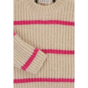 LOOXS 10sixteen 2432-5341-936 Meisjes Sweater/Vest - Maat 176 - Roze van 54% Nylon 23% Acrylic 23% Polyester