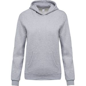Kariban Kindersweater met capuchon K477 - Oxford Grey - 8/10 Y (8/10 ans)