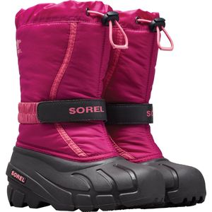Sorel Flurry Snowboots Snowboots - Maat 32 - Unisex - roze - zwart
