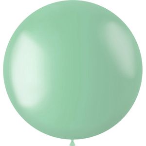Folat - ballon XL Radiant Minty Green Metallic 78 cm - 1 stuks