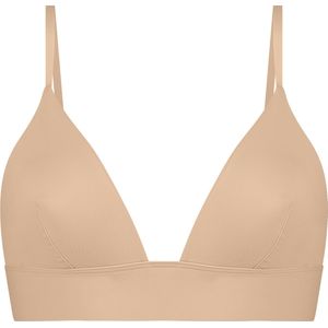 Hunkemöller Dames Lingerie Triangel bralette Smooth - Beige - maat XL