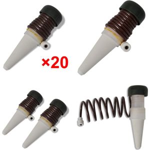 vidaXL Druppelbewateringsset automatisch 20 st Tuinirrigatie - Spuitpistool - Spuitpistolen - Sproeipistool - Sproeipistolen