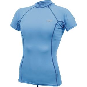 O'Neill - UV-shirt voor dames met korte mouwen - Premium Rash - Lichtblauw - maat S