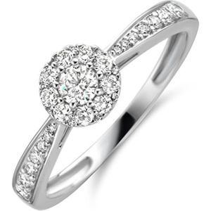 Blush Ring 1651WDI/54 14kr Witgoud 0,46crt G SI Briljant geslepen Diamant Maat 54
