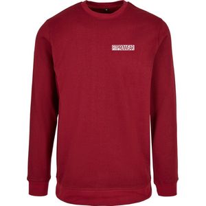 FitProWear Sweater Heren - Bordeaux / Rood - Maat S - Sweater - Trui zonder capuchon - Hoodie - Crewneck - Trui - Winterkleding - Sporttrui - Sweater heren - Heren kleding - Crew neck - Sweater man