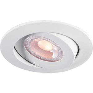 Thorgeon LED Slim Downlight 5W 3000K/4000K/5700K 400Lm 50° CRI 90 Flicker-Free Cutout 70-75mm (Internal Driver Included) RAL9003