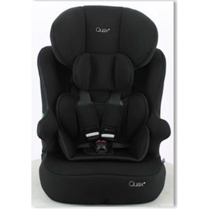 Quax Autostoel BEL - 76-140cm (groep 1/2/3 - 9-36kg) - BLACK (NIET-ISOFIX) R129