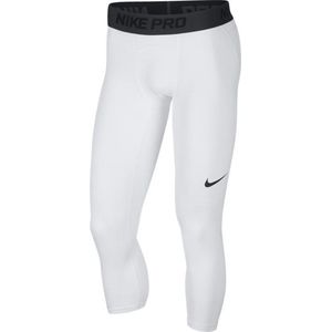 Nike Pro Basketbal 3/4 Tight Wit Kledingmaat : XXL