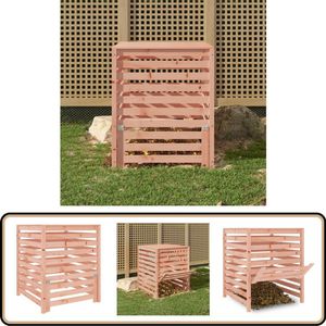 vidaXL Compostbak van massief douglashout Compostbak - Compost - Tuinonderhoud - Groenvoorziening - Biologische Tuin