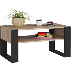 Minimalistische Salontafel Hout 92 x 45 x 53 cm voor Woonkamer en Slaapkamer