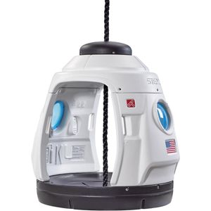Step2 Space Capsule Swing - Tweepersoons Raketschommel – 2-in-1 ontwerp - Raketspeelhuisje - incl. Schommeltouw