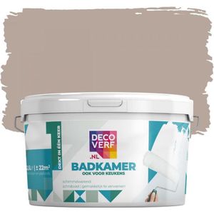 Decoverf badkamerverf 2.5L kaki bruin