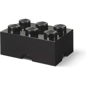 Lego - Opbergbox Brick 6 - Nylon - Zwart