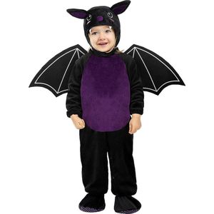 FUNIDELIA Vleermuis kostuum voor baby - 6-12 mnd (69-80 cm) - Zwart