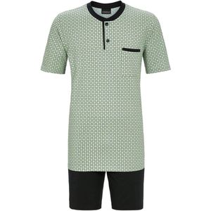 Katoenen heren shortama lichtblauw - Blauw - Maat - 58