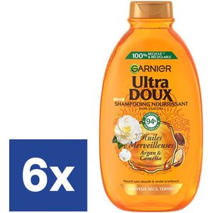 Garnier Ultra Doux Shampoo Argan & Camelia - 6 x 400 ml