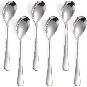 Roestvrijstalen theelepels, koffielepels, espressolepels, lepels voor yoghurt, pudding, fruitdessert (Nr.4)