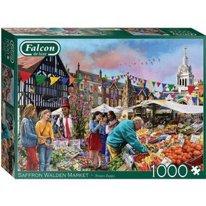 Saffron Walden Market Puzzel 1000 Stukjes