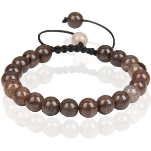 Memphis No.3 Dames Armband - 8mm Coffee