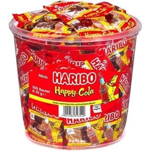 Haribo - Happy Cola - 100 Mini zakjes