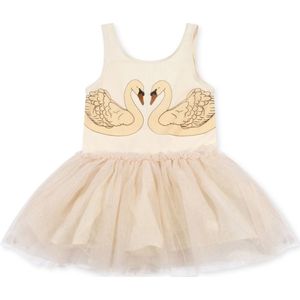 Konges Sløjd Fairy Ballerina jurk met bandjes - Buttercream Glitter - Maat 2 jaar