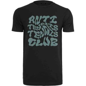 Mister Tee - Anti Tennis Club Heren T-shirt - XL - Zwart