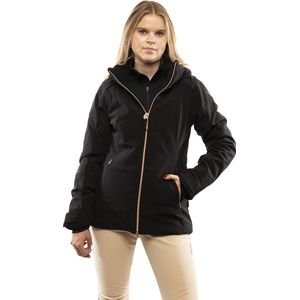 Brunotti Aria Dames Softshell Wintersport Ski Jas - Zwart - Maat S