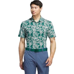 adidas Performance Ultimate365 Mesh Print Poloshirt - Heren - Roze