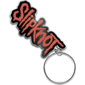 Slipknot - Logo Sleutelhanger - Zwart/Rood