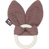 Jollein Bijtring Siliconen Bunny Ears - Chestnut