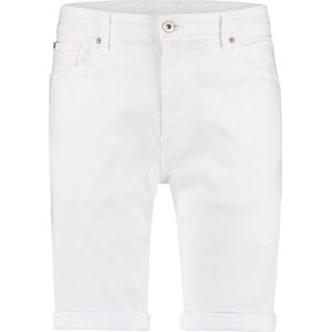 Purewhite -  Heren Skinny Fit  Korte Broek  - Wit - Maat 26