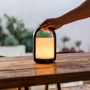 Tavellio – Tafellamp George – Bruin – Oplaadbare tafellamp – 100% Hout & glas – Dimbaar, Draadloos & USB – Touch schakelaar – Tafellamp op Accu en Batterij – Bureaulamp – Leeslamp Kampeerlamp – Nachtlampje – Tafellamp Binnen en Buiten – H24