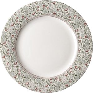 Laura Ashley Bord plat 23 cm Groen/Rood