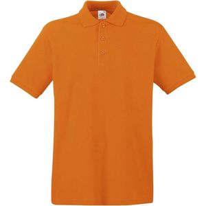 Fruit of the Loom Premium Polo Shirt Oranje L