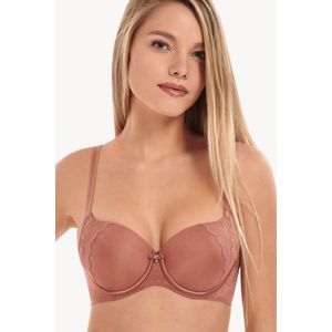 Bruin-rode softcup bh Lisca Evelyn B - E - Bruin - Maat - 75B