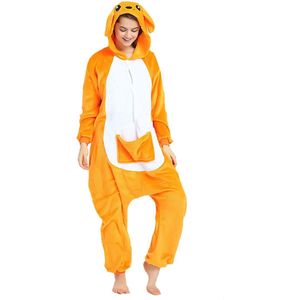 Kangoeroe Onesie Pak Kostuum Outfit Huispak Jumpsuit Verkleedpak - Verkleedkleding - Halloween & Carnaval - SnugSquad - Kinderen & Volwassenen - Unisex - Maat M voor Lichaamslengte (160 - 167 cm)