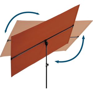 Hoberg parasol rechthoekig 180x130x200cm