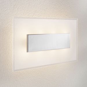 quitani - LED wandlamp - 8lichts - Aluminium, staal, glas - H: 7 cm - aluminium mat, gesatineerd - Inclusief lichtbronnen