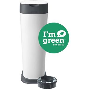 Tommee Tippee Twist & Click XL-luieremmer - voor maximaal 60 luiers - 1 navulcassette - antibacteriële GREENFILM