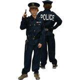 Politie jongen met kepie - Maat 140