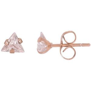 iXXXi Jewelry-Triangle Stone-Rosé goudkleurig-Dames Oorbellen